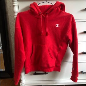 Red Champion Hoodie